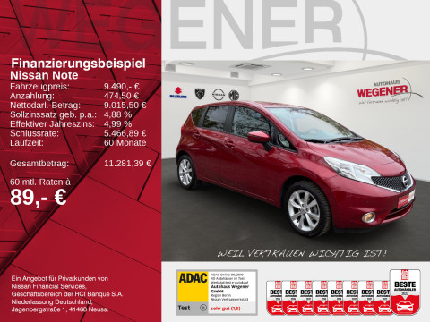 Ansicht 2 - Gebrauchtwagen Fahrzeug, Modell Note der Marke Nissan von Verkäufer Autohaus Wegener Berlin GmbH - Filiale Wittenau