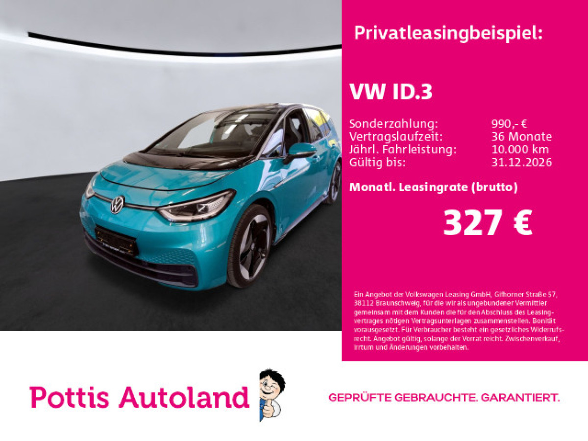 Thumb 0: Volkswagen ID.3 PRO S TOUR MATRIX NAVI KAMERA SITZHZG
