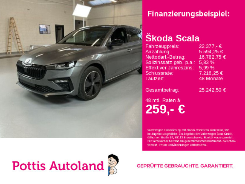 Bild 0: Škoda Scala 1.0 TSI DSG MONTE CARLO PANO KAMERA SITZHZG PDC