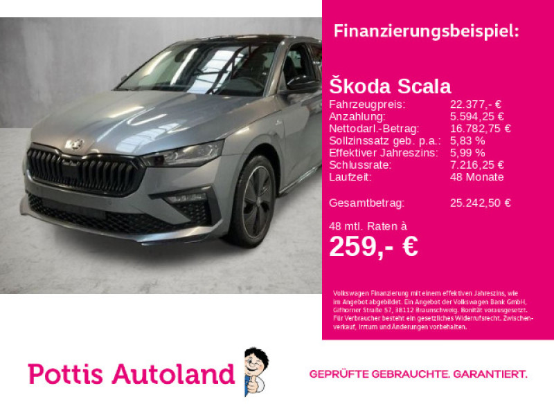 Bild 0: Škoda Scala 1.0 TSI DSG MONTE CARLO PANO KAMERA SITZHZG PDC