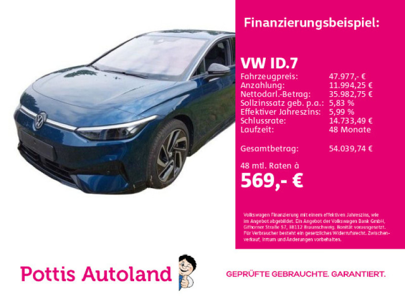 Bild 0: Volkswagen ID.7 PRO S AHK NAVI IQ.LIGHT KAMERA SITZHZG