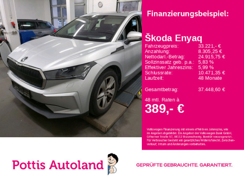 Bild 0: Škoda Enyaq 80 PANO AHK KAMERA NAVI HuD MATRIX
