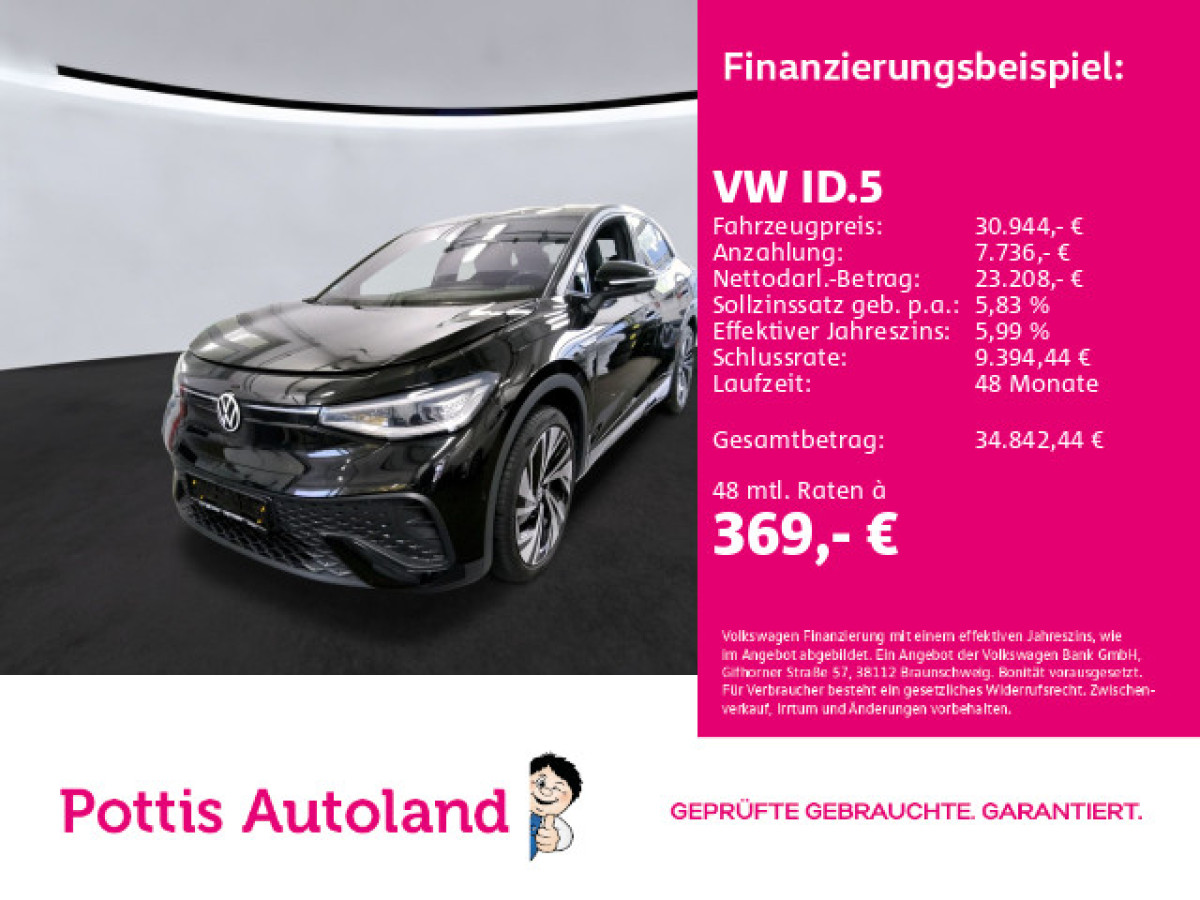 Thumb 0: Volkswagen ID.5 PRO PERFORMANCE AHK IQ.LIGHT NAVI KAMERA
