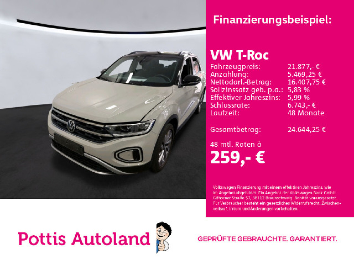 Thumb 0: Volkswagen T-Roc 1.5 TSI DSG MOVE IQ.LIGHT KAMERA SITZHZG