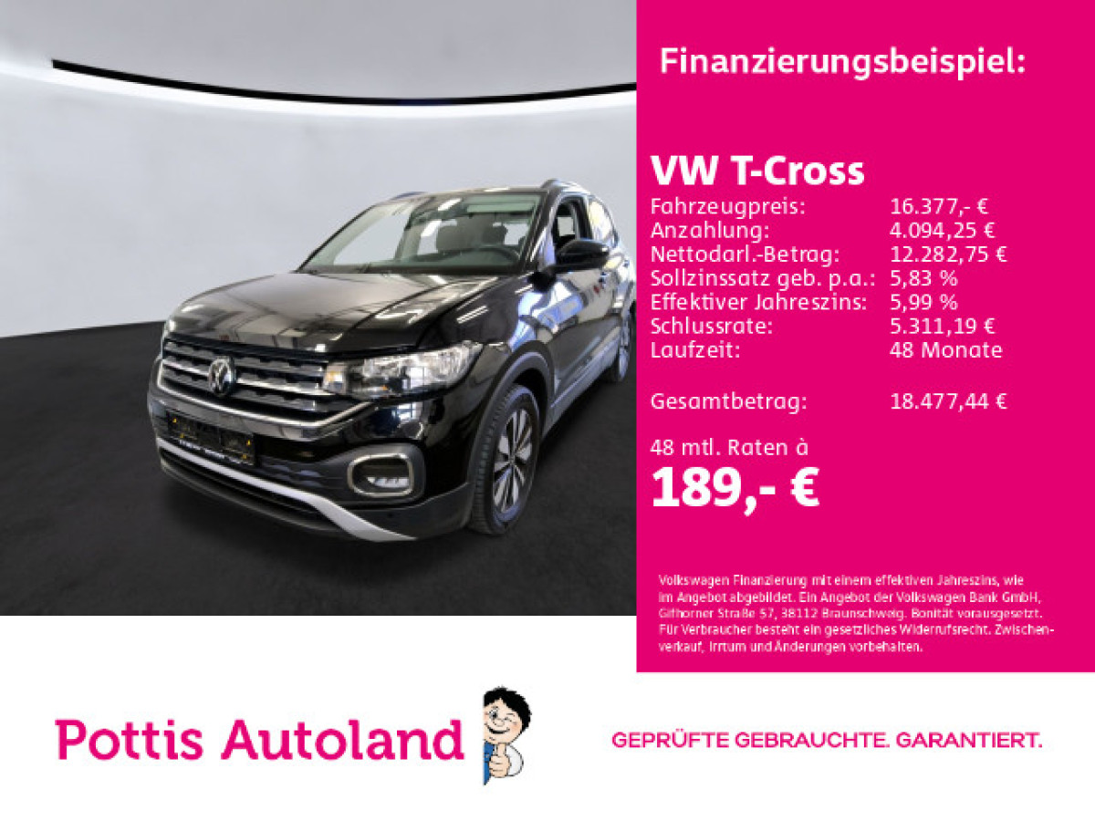 Thumb 0: Volkswagen T-Cross 1.0 TSI MOVE NAVI SITZHZG PDC