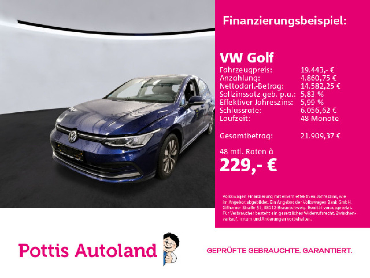 Thumb 0: Volkswagen Golf 1.5 TSI MOVE NAVI SITZHZG PDC LED