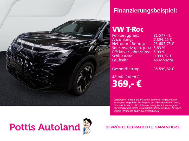 Bild 0: Volkswagen T-Roc 1.5 eTSI DSG R-LINE AHK NAVI IQ.LIGHT KAMERA