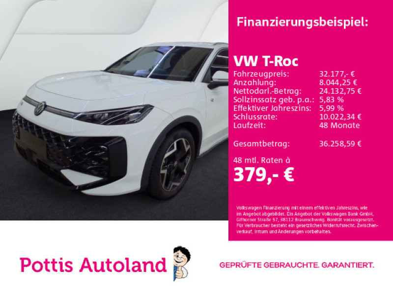 Bild 0: Volkswagen T-Roc 1.5 eTSI DSG R-LINE AHK NAVI IQ.LIGHT KAMERA