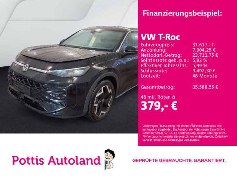 Bild 0: Volkswagen T-Roc 1.5 eTSI DSG R-LINE AHK KAMERA NAVI SITZHZG