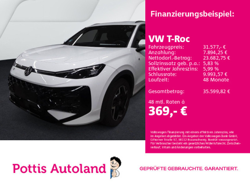 Bild 0: Volkswagen T-Roc 1.5 eTSI DSG R-LINE AHK NAVI IQ.LIGHT KAMERA