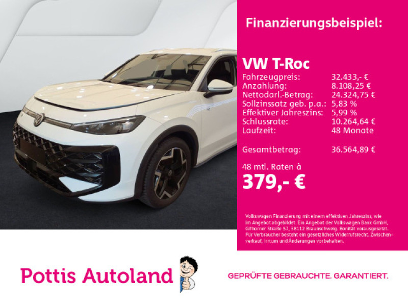 Bild 0: Volkswagen T-Roc 1.5 eTSI DSG R-LINE NAVI AHK KLIMA KAMERA