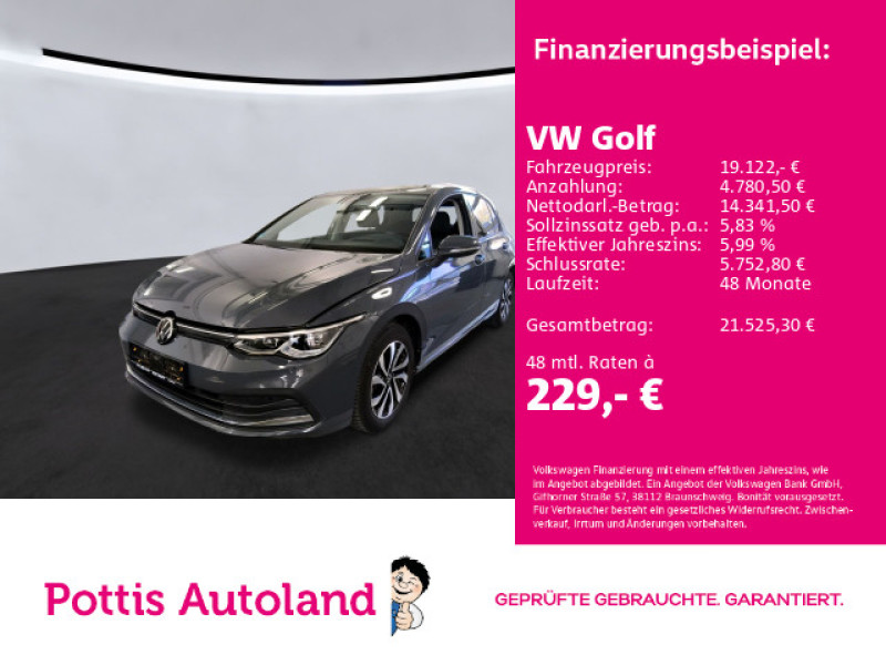 Bild 0: Volkswagen Golf 1.5 TSI ACTIVE STDHZG NAVI KAMERA LED+