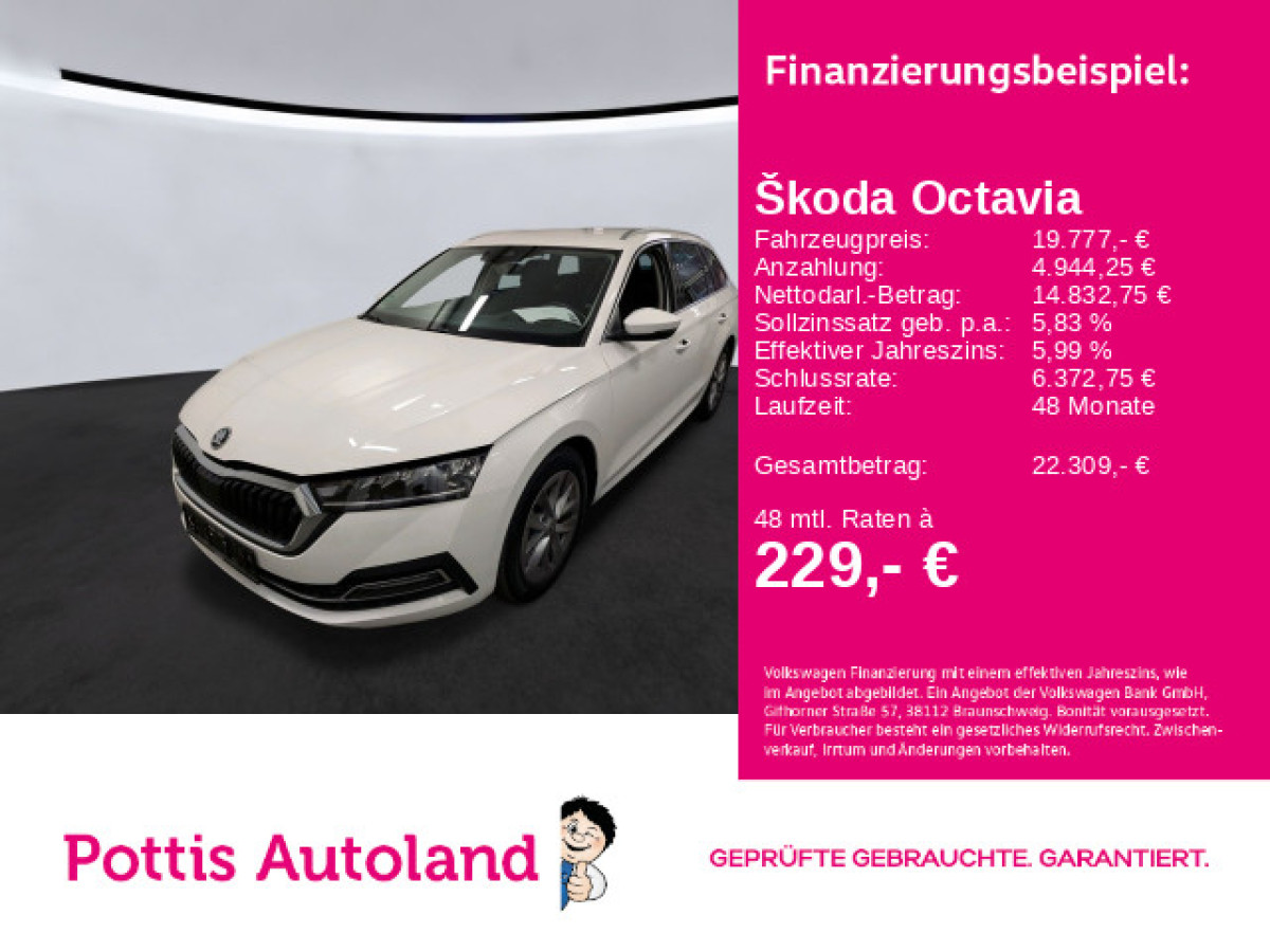 Thumb 0: Škoda Octavia Combi 2.0 TDI DSG STYLE NAVI SITZHZG LED PDC