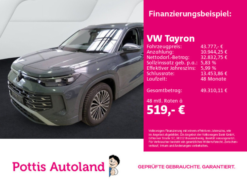 Bild 0: Volkswagen Tayron 1.5 TSI eHybrid DSG ELEGANCE AHK NAVI IQ.LIGHT