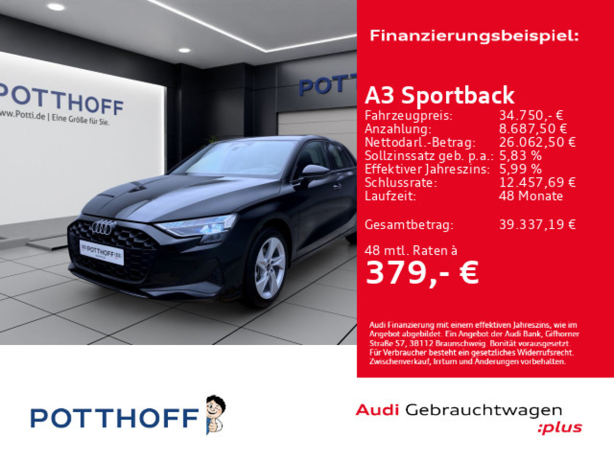 Thumb 0: Audi A3 Sportback TFSI WAUZZZGY7TA157016