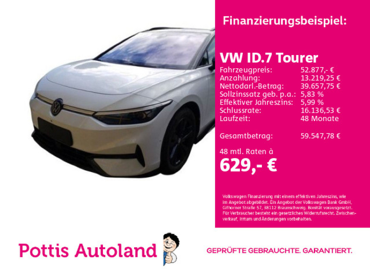 Thumb 0: Volkswagen ID.7 Tourer Pro S NAVI AHK KAMERA KLIMA