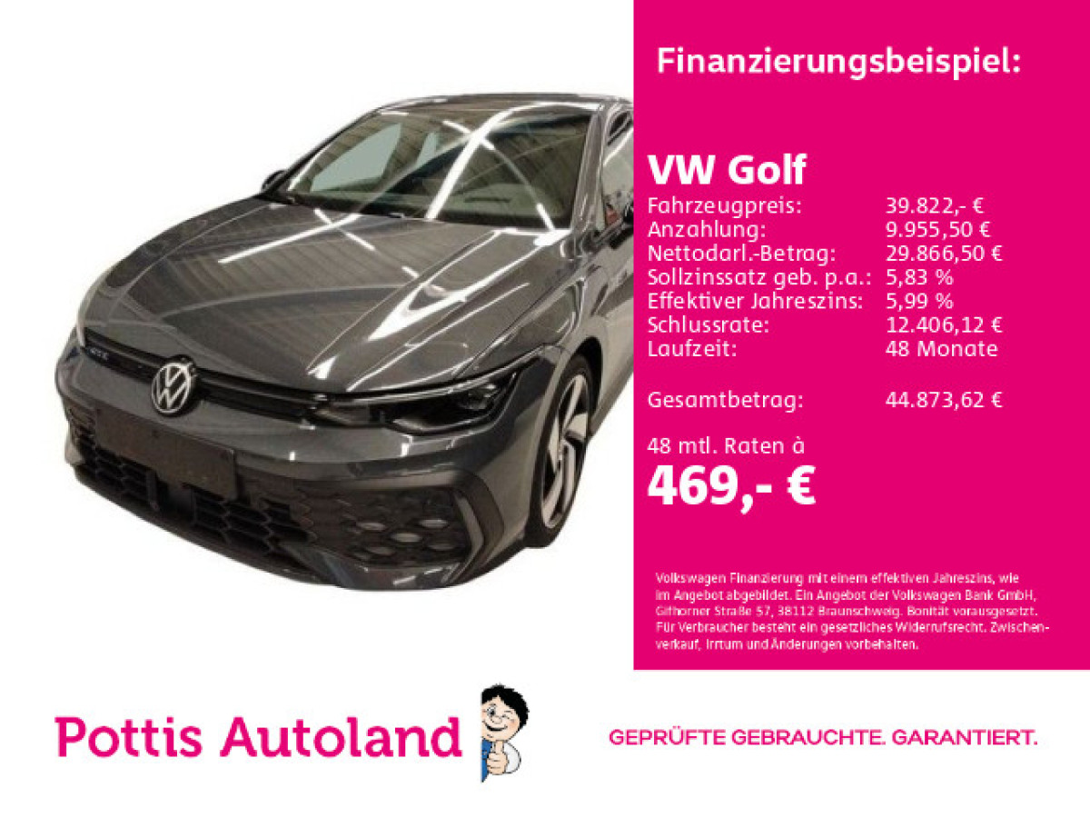 Thumb 0: Volkswagen Golf 1.5 TSI eHybrid DSG GTE PANO AHK NAVI DCC